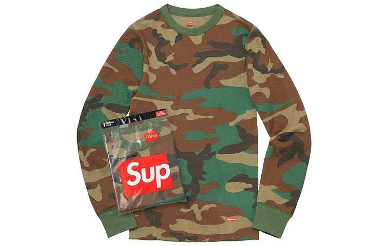 Supreme FW19 Week 9 x Hanes Thermal Crew