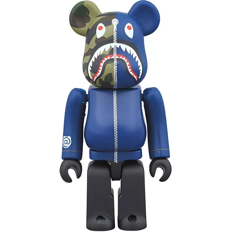 BE@RBRICK x BAPE BLACK Shark Blue