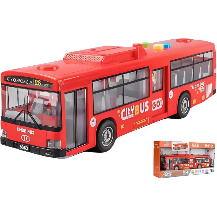 卡威 唱歌讲故事公交车 公共小汽车 成品模型