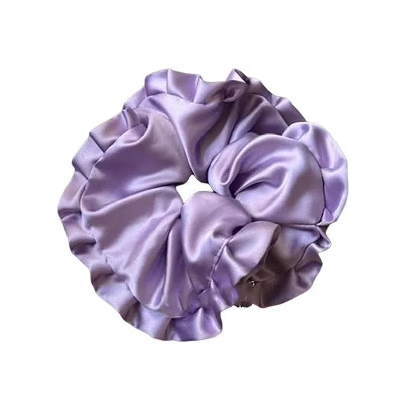 水中玉 法式缎面大肠发圈高级感丸子头扎发皮筋不伤发马尾发绳 发圈头绳 女款