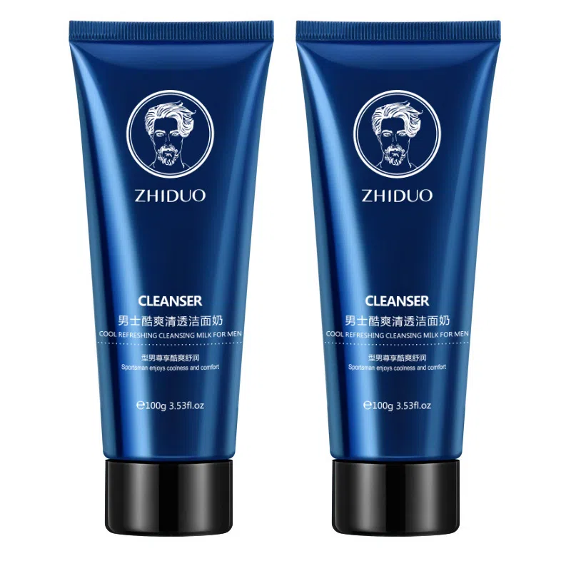 致朵 男士洗面奶 泡沫洁面乳 保湿清爽补水去黑头控油