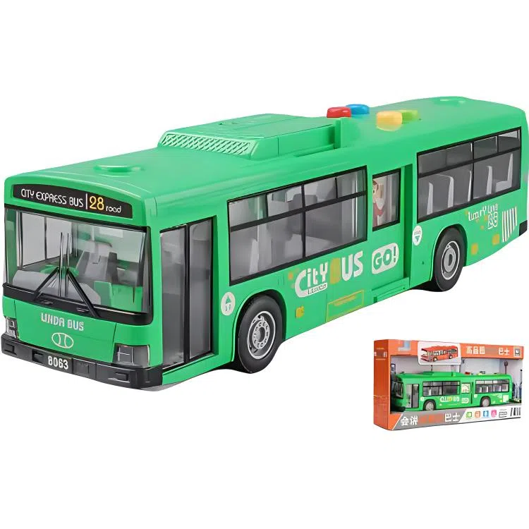 卡威 唱歌讲故事公交车 公共小汽车 成品模型