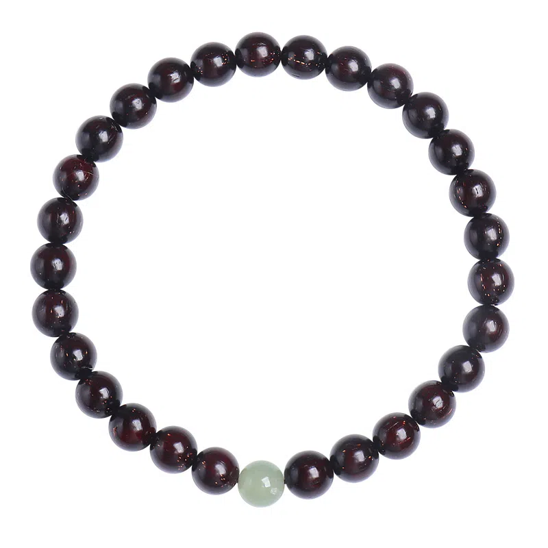 木盛缘 高油高密佛珠 小叶紫檀 手串 女款