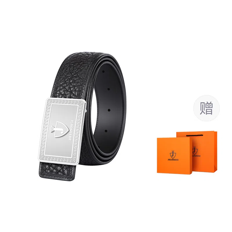 杰伦欧斯 不锈钢扣腰带 皮带 男款