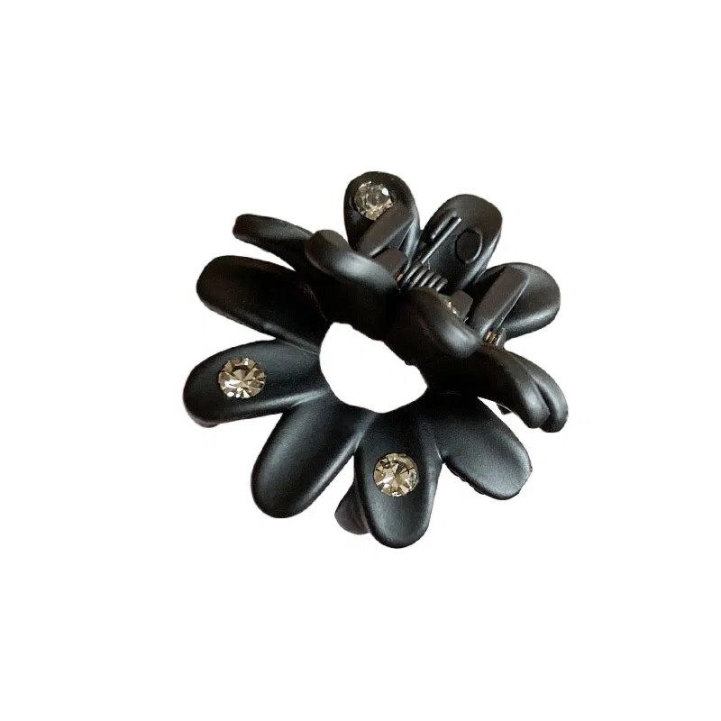 贯古今 半扎发头饰短发打理 女后脑勺碎发小夹子花朵抓夹发卡 发夹 女款