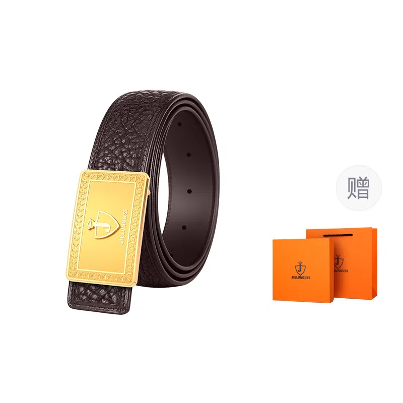 杰伦欧斯 不锈钢扣腰带 皮带 男款