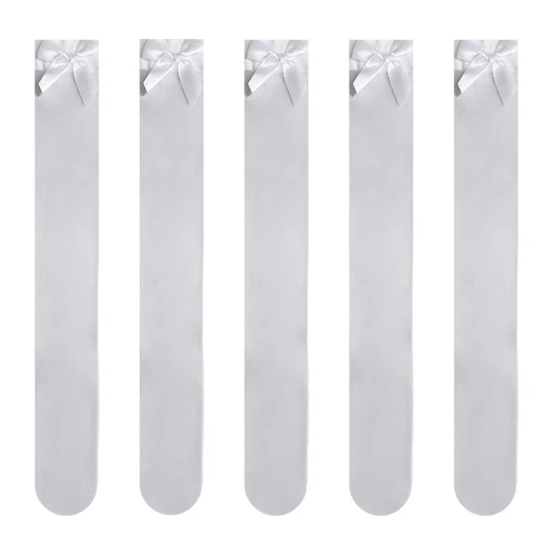 夜间教习室 长筒过膝薄款性感御姐风纯欲蝴蝶结丝袜 女款 五双装