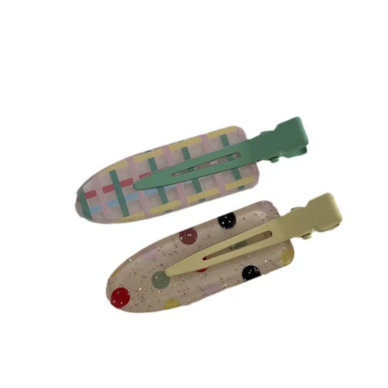 贯古今 水果系列葡萄樱桃无痕鸭嘴可爱甜美少女刘海侧边夹 发夹 女款