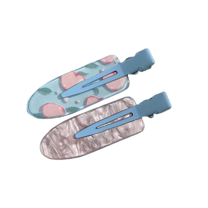 贯古今 水果系列葡萄樱桃无痕鸭嘴可爱甜美少女刘海侧边夹 发夹 女款