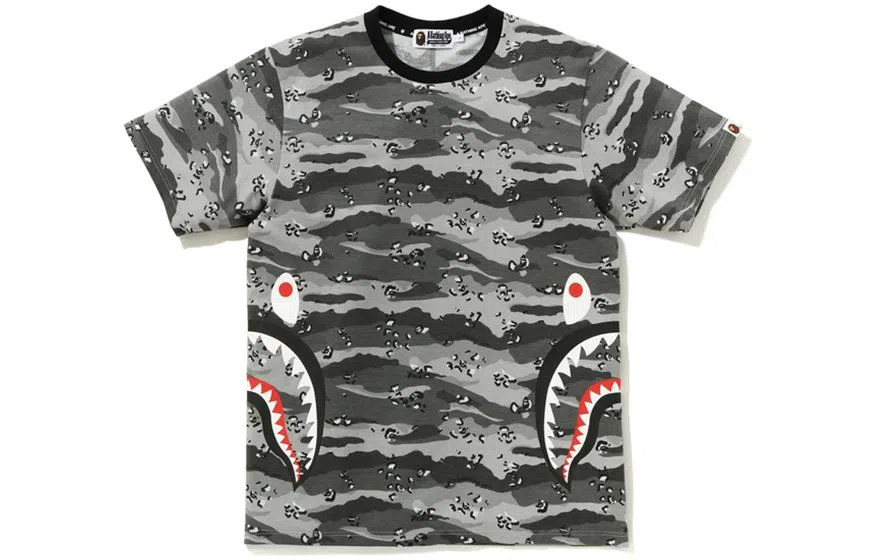 BAPE Shark Camo Tee