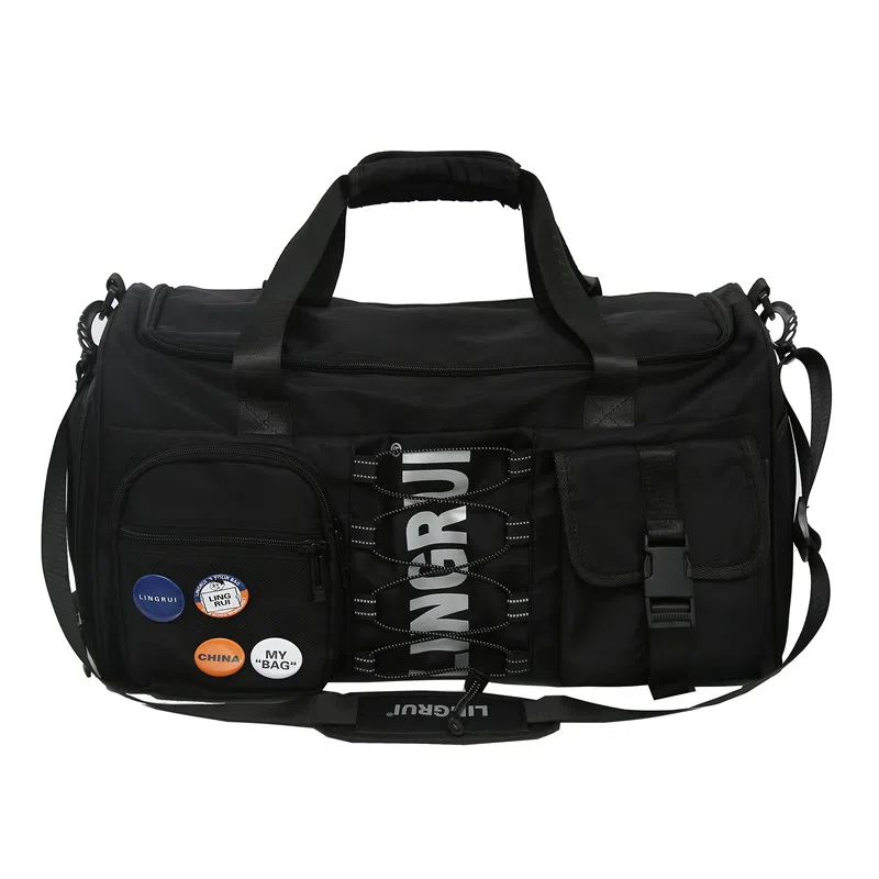 醇龙 多功能休闲时尚拉链开合 尼龙 旅行包 男女同款情侣款 多色