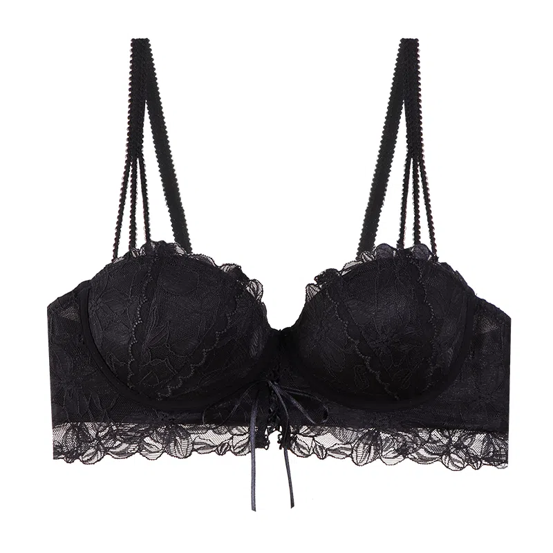 内在密码 小胸聚拢显大内衣女纯欲性感蕾丝二分之一罩杯半杯文胸