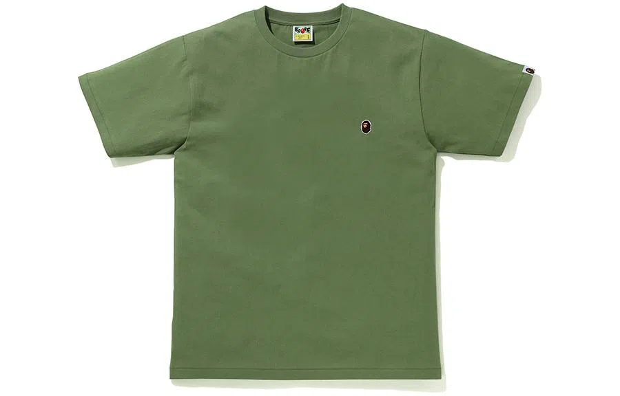 A BATHING APE BAPE Head Embroidery Tee