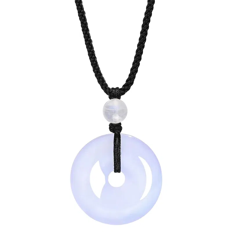 阿梵尼 弥勒佛 观音 叶子 平安扣本命守护佛祖编绳 玉髓 吊坠 男女同款情侣款