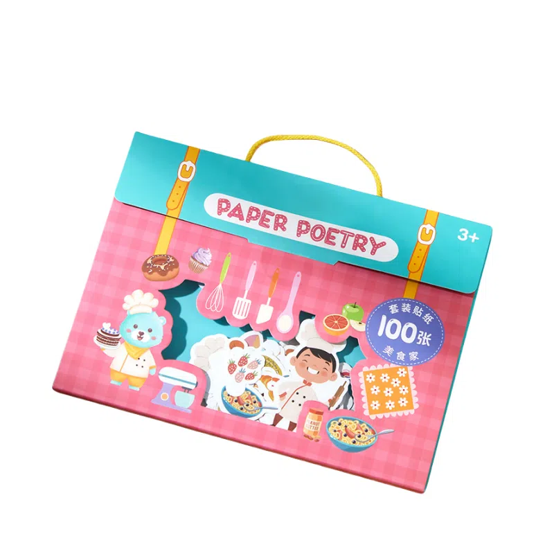 乐乐鱼 公主贴纸书 卡通防水粘贴贴画 玩具