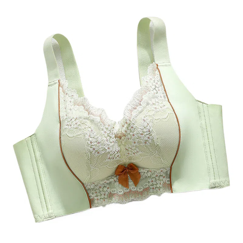 兰缪 性感蕾丝加宽侧收轻薄透气舒适柔软文胸 女款