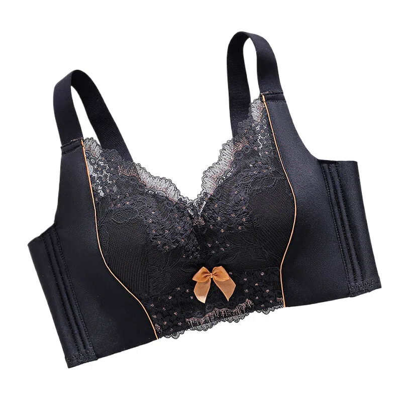 兰缪 性感蕾丝加宽侧收轻薄透气舒适柔软文胸 女款