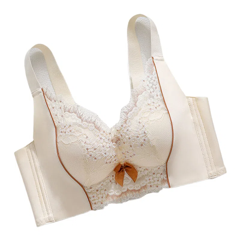 兰缪 性感蕾丝加宽侧收轻薄透气舒适柔软文胸 女款