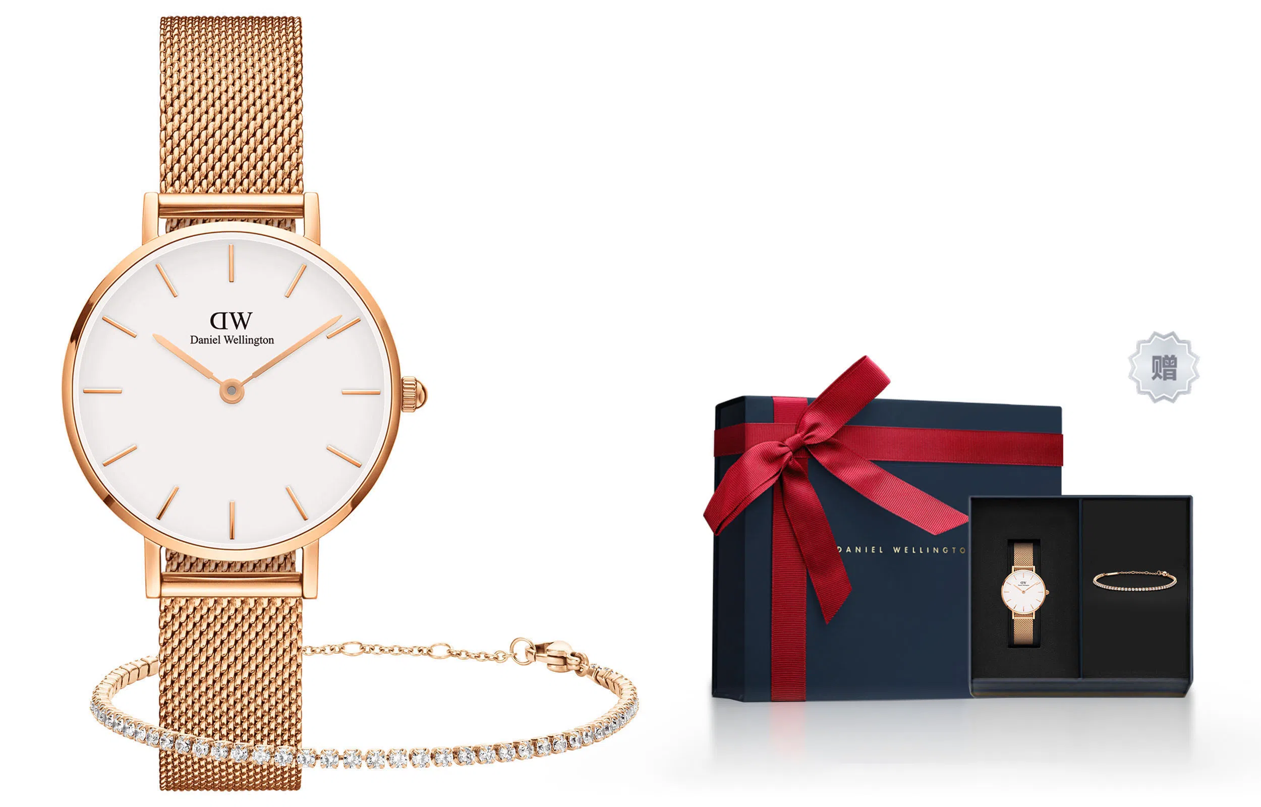 Daniel Wellington 28mm 30 DW00100219+DW00400387