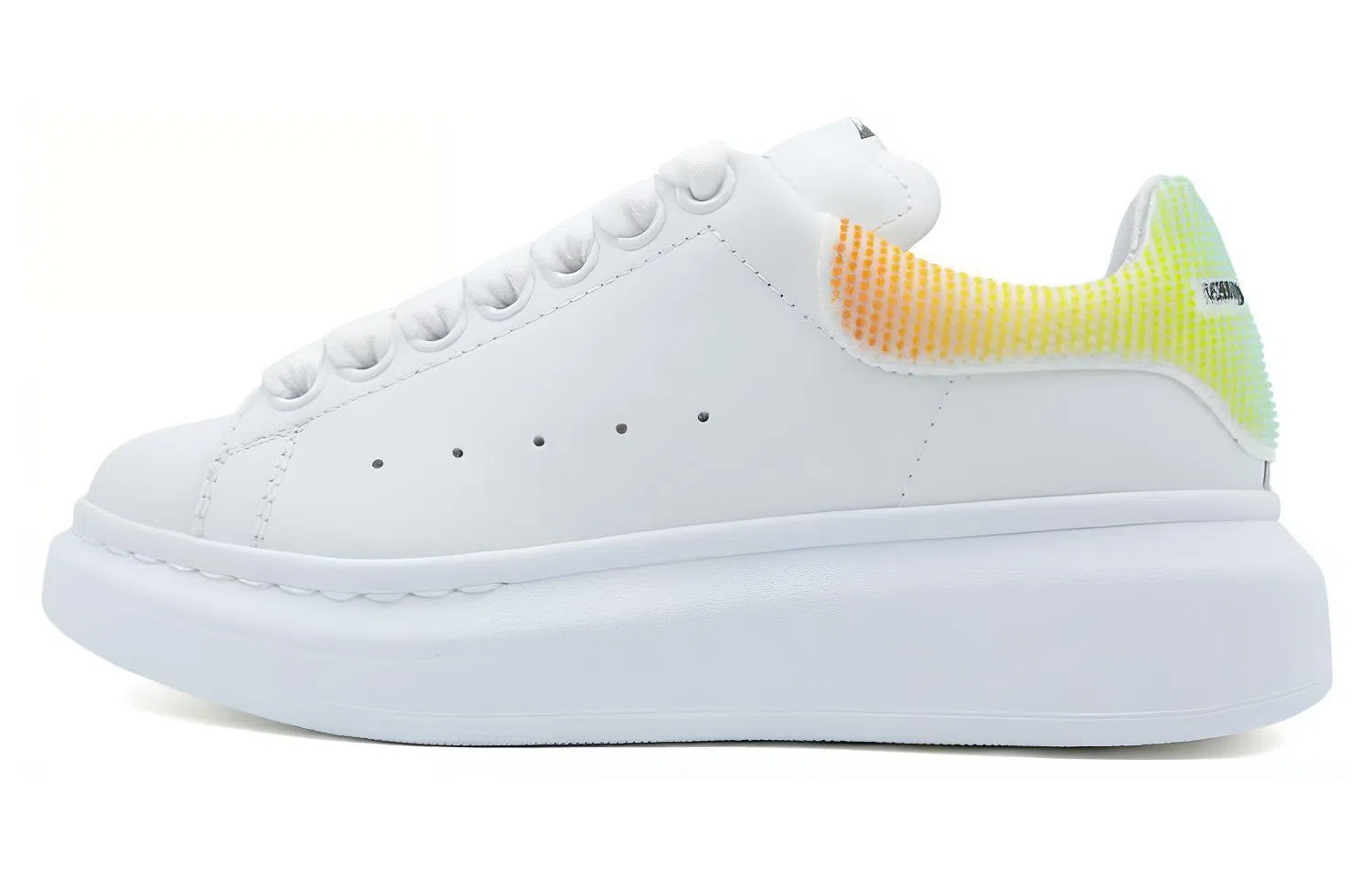 Alexander McQueen White Leather Sneakers