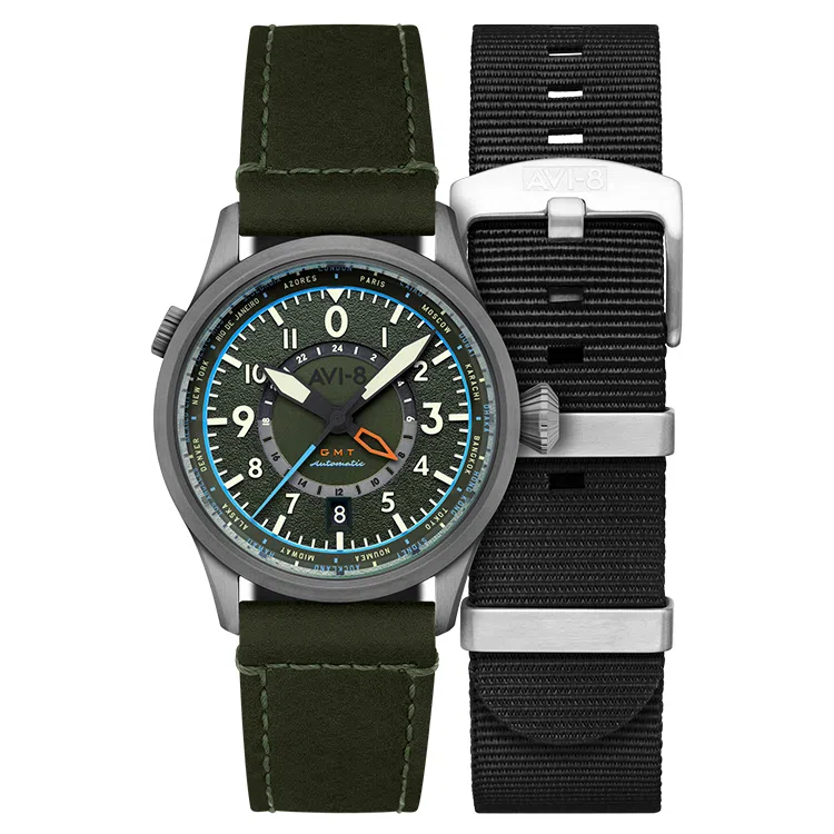 AVI-8 Flyboy Automatic Green