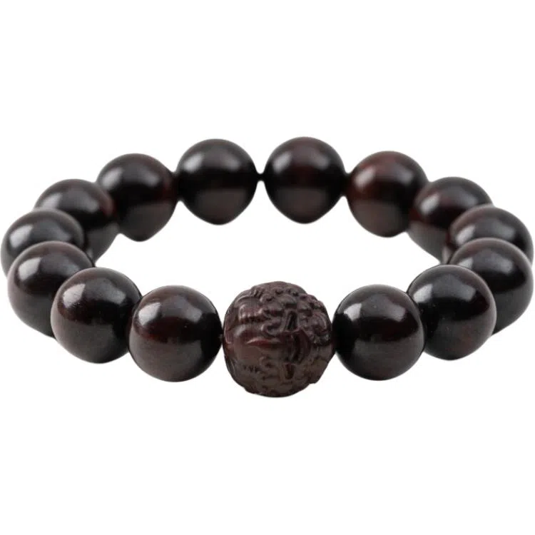 仙源 老型珠 碎银子招财 紫檀 木作手串 男女同款情侣款