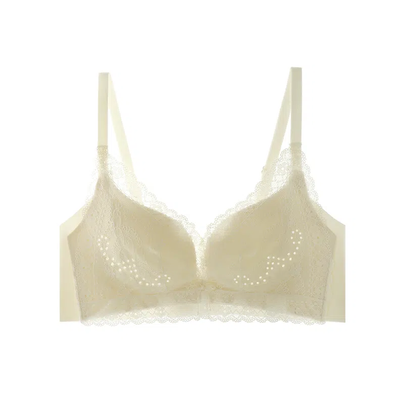 内在密码 法式蕾丝性感轻薄显小无痕透气洞洞杯收副乳文胸 女款