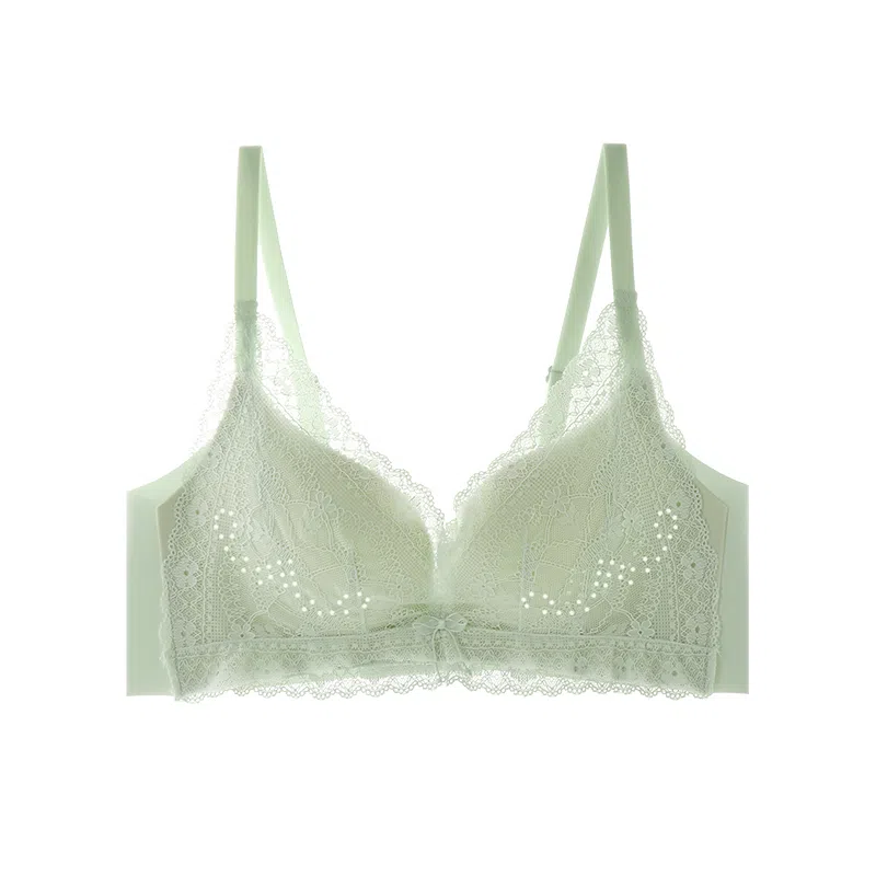 内在密码 法式蕾丝性感轻薄显小无痕透气洞洞杯收副乳文胸 女款