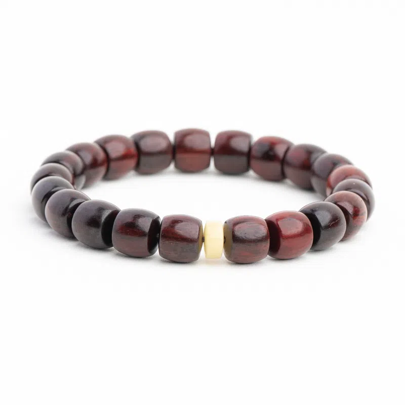 仙源 老型珠 碎银子招财 紫檀 木作手串 男女同款情侣款