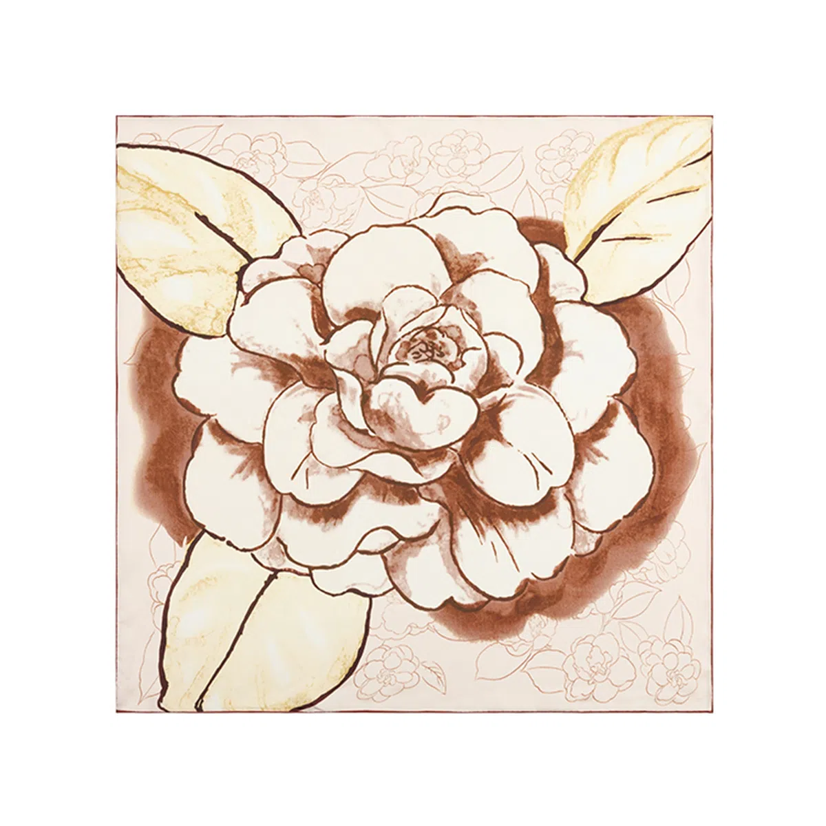 上海故事 青春 真丝中 （双面）芳茶雅韵 桑蚕丝 上架 女款 #礼盒装