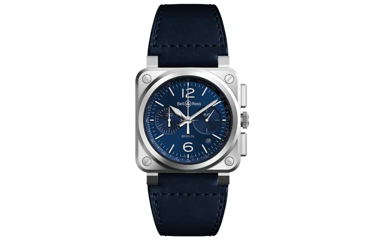 BELL ROSS 03 100 42mm BR0394-BLU-STSCA