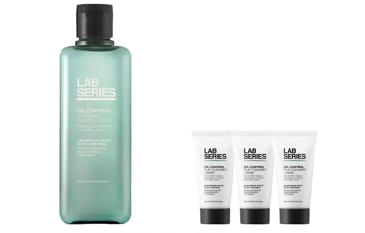 朗仕 控油净透收敛水套装