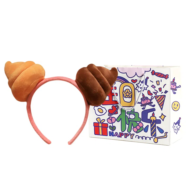 嗷嗷熊 创意搞怪便便发箍 可爱 玩偶周边