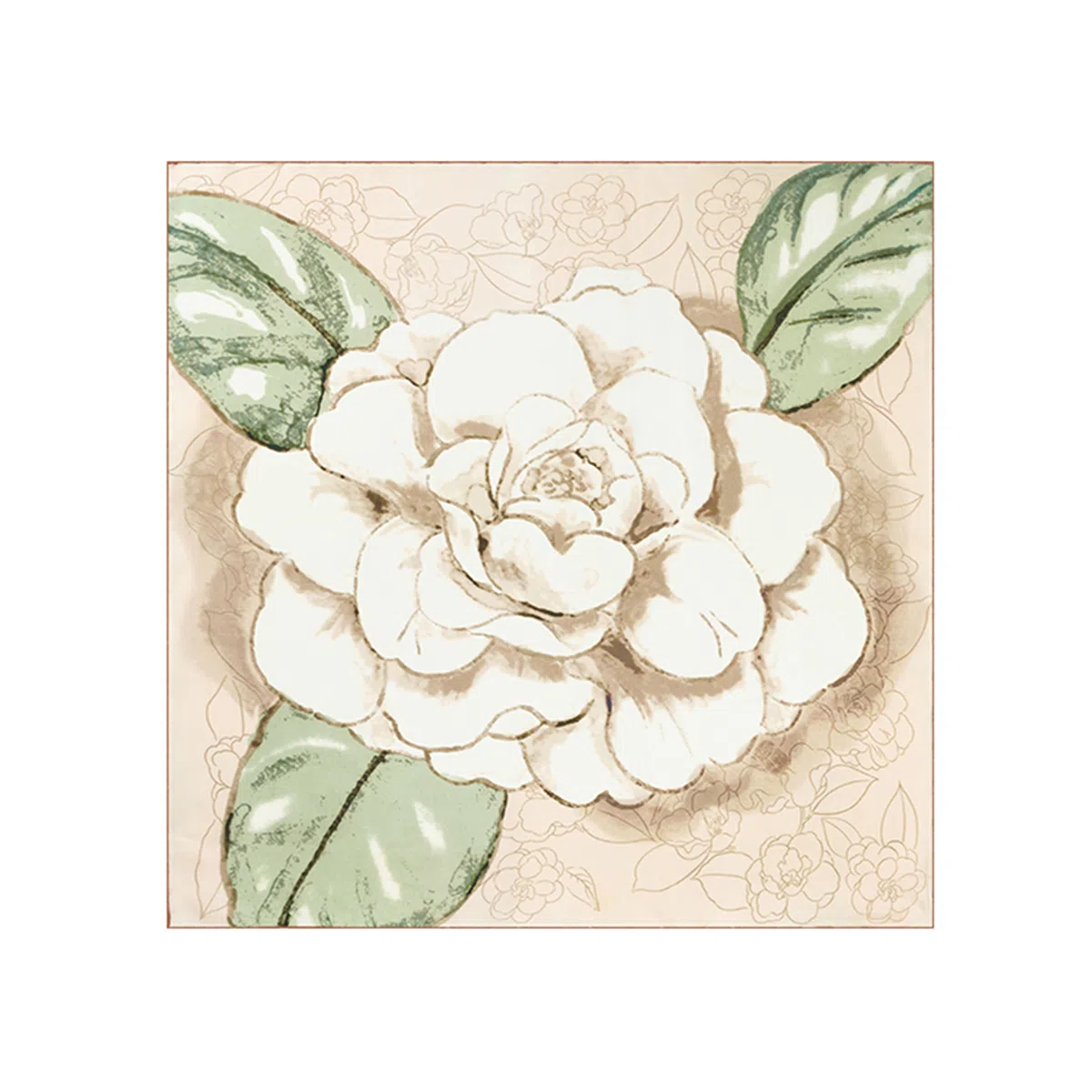 上海故事 青春 真丝中 （双面）芳茶雅韵 桑蚕丝 上架 女款 #礼盒装