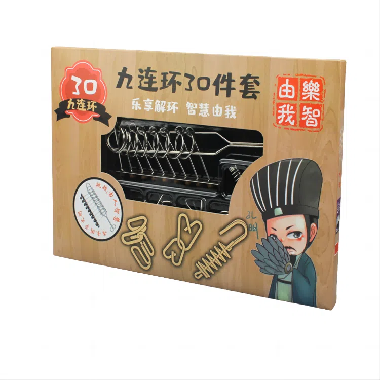 乐智由我 九连环 智力解扣 益智解压 玩具