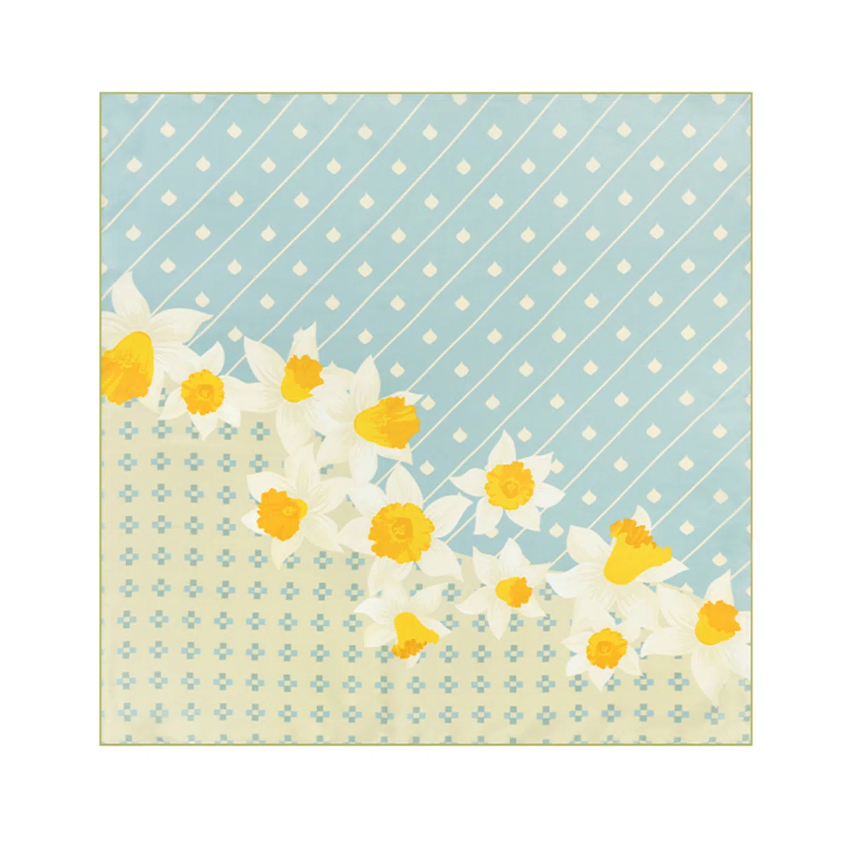 上海故事 青春 真丝中 （双面）芳茶雅韵 桑蚕丝 上架 女款 #礼盒装