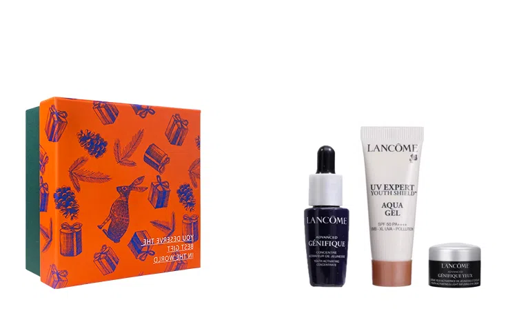 兰蔻 小黑瓶精华眼霜套装 小样版 保湿淡纹修护