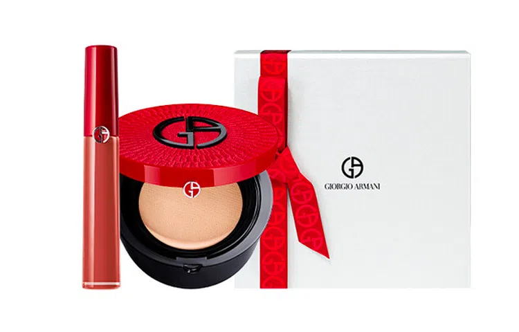 阿玛尼 红气垫唇萃限定套组 提升气色