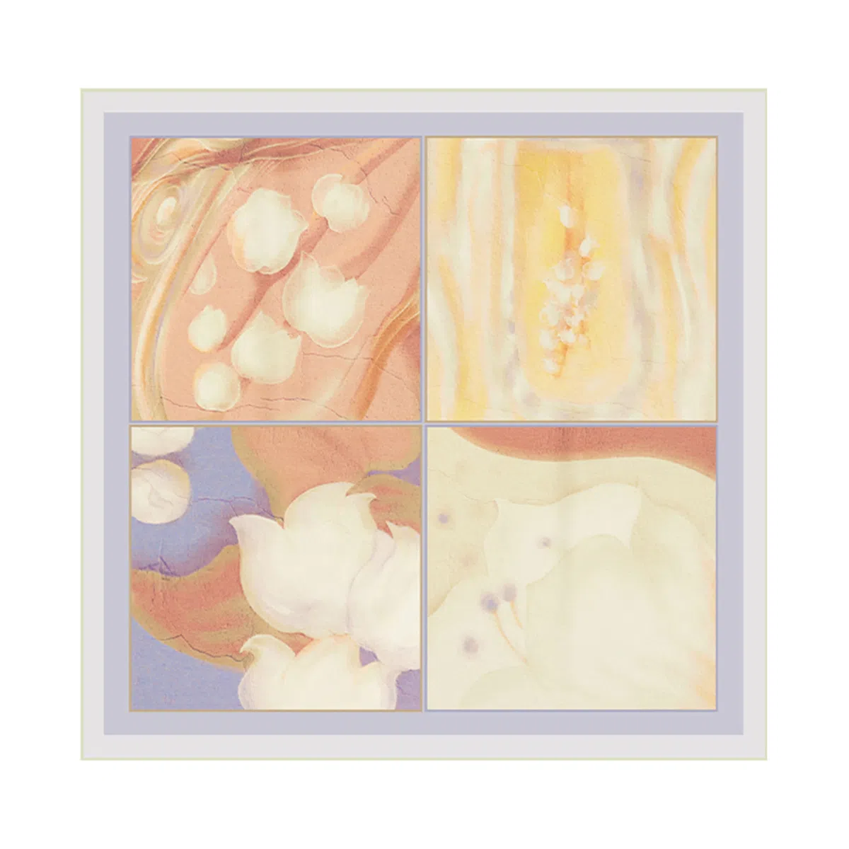 上海故事 青春 真丝中 （双面）芳茶雅韵 桑蚕丝 上架 女款 #礼盒装