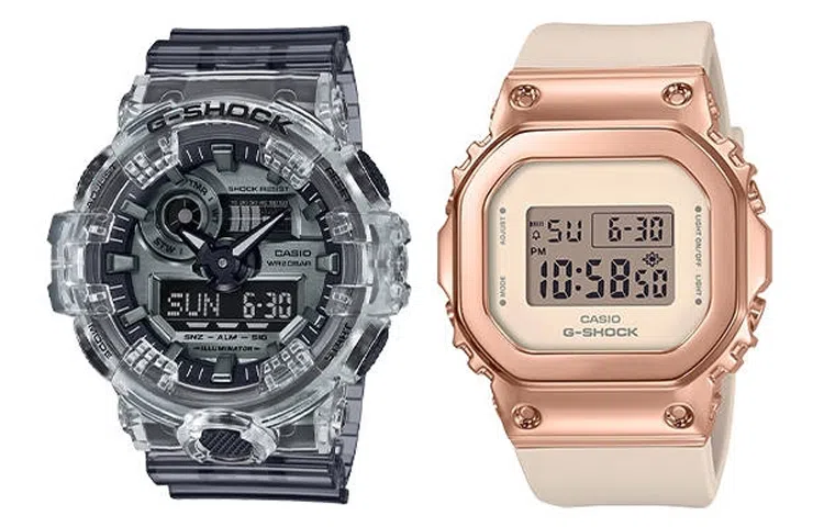 CASIO G-SHOCK 200 GA-700SK-1A GM-S5600PG-4