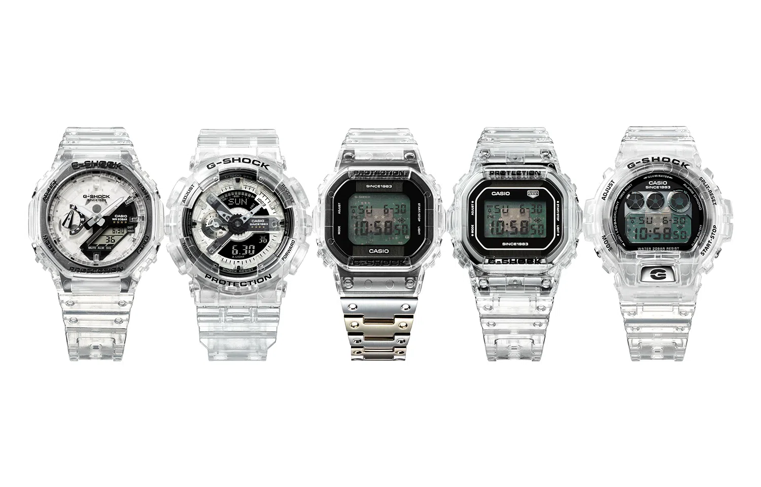 CASIO G-SHOCK 40th Anniversary Clear Remix