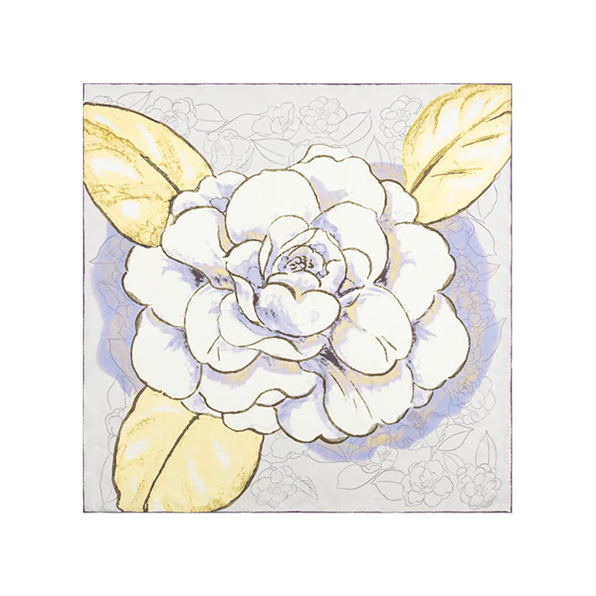 上海故事 青春 真丝中 （双面）芳茶雅韵 桑蚕丝 上架 女款 #礼盒装