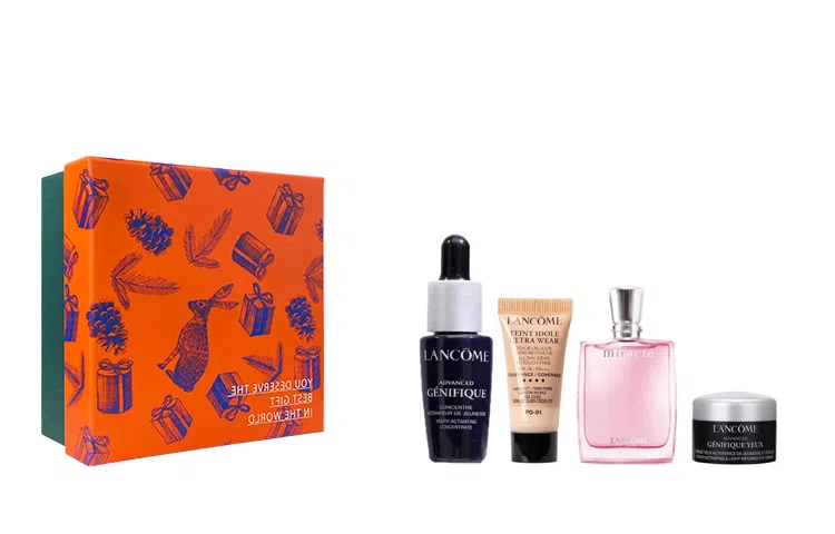 兰蔻 小黑瓶精华眼霜套装 小样版 保湿淡纹修护