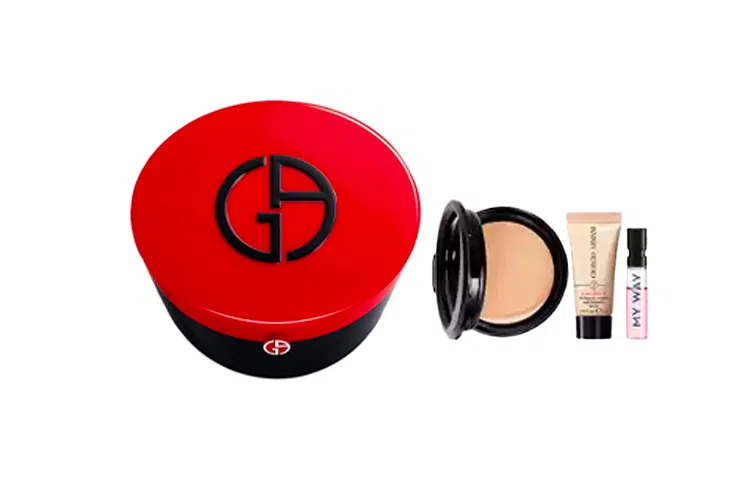 阿玛尼 红气垫套组 提亮肤色