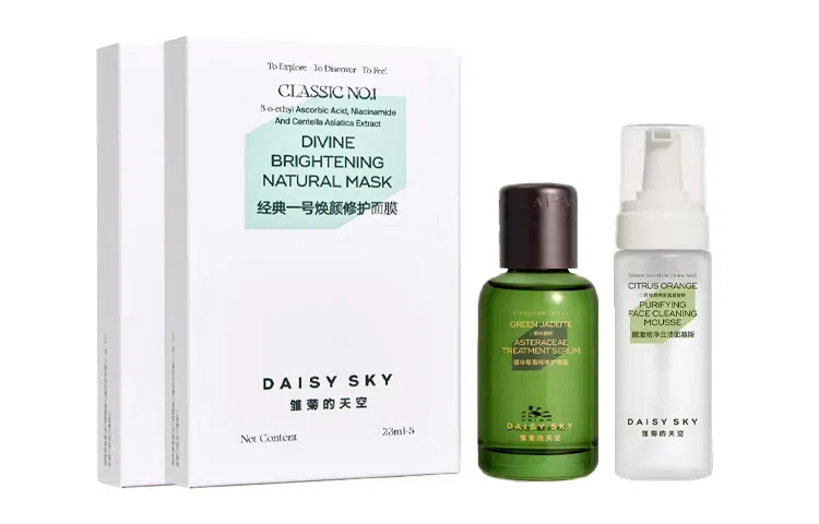 雏菊的天空 洁面精华面膜套组 滋润