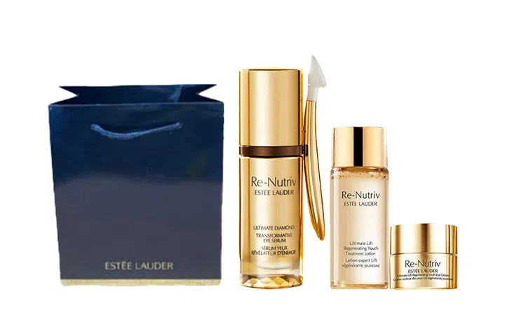 雅诗兰黛 蕴能黑钻精华眼霜奢华三件套装 补水提拉紧致