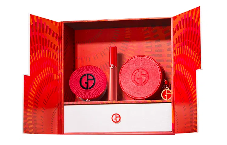 阿玛尼 七夕口红气垫礼盒 提升气色
