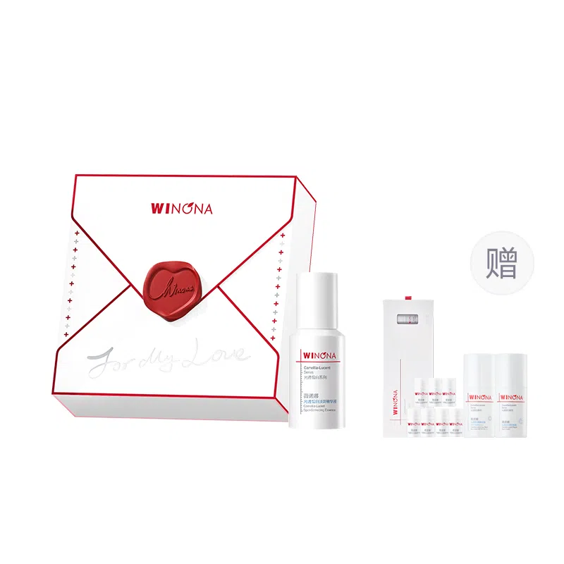 薇诺娜 光透皙白水霜精华护肤套装 淡纹舒缓维稳提亮淡痘印淡斑修护 敏感肌