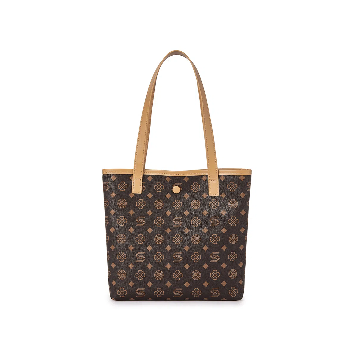 ST&SAT Tote Bag Coffee/Off-White