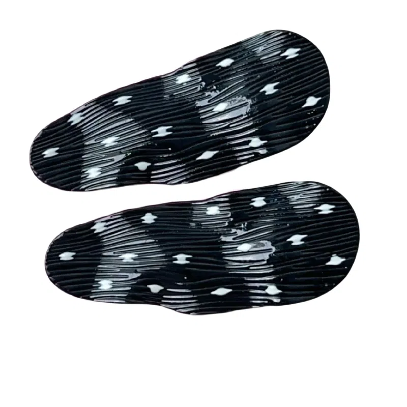 贯古今 复古黑白波点蝴蝶结气质 鸭嘴夹碎发刘海夹侧边边夹发饰品 合金 发夹 女